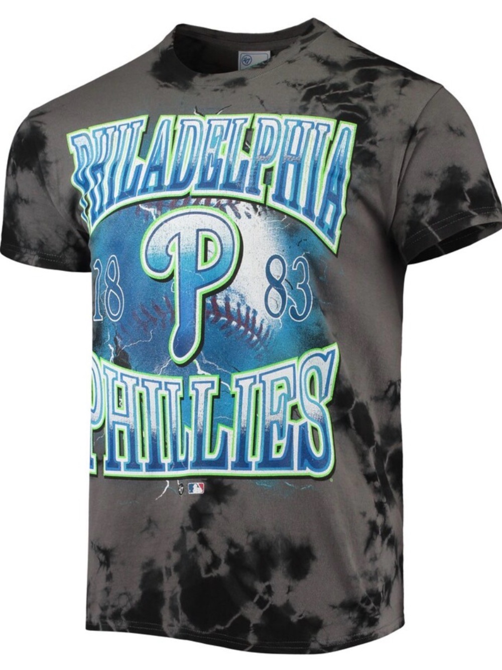 EUC '47 Philadelphia Phillies Tie Dye Tee Men's Small MLB Baseball Graphic